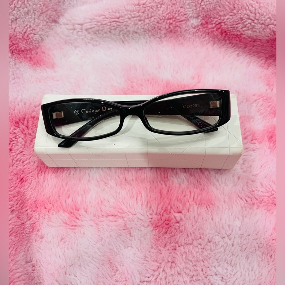 NWOT Christian Dior women’s eyeglasses eyewear beautiful fancy 🎁 black birthday - Picture 6 of 8